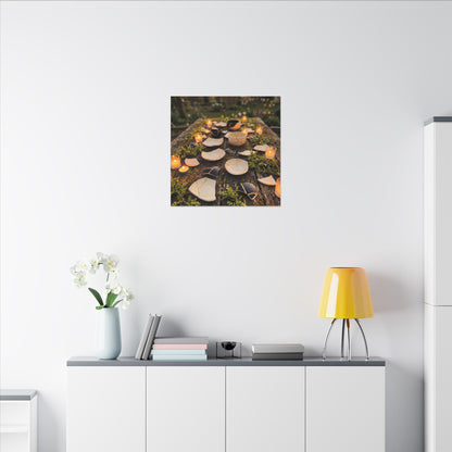 Broken Pottery Spring Canvas Art | Kintsugi Beautiful Design