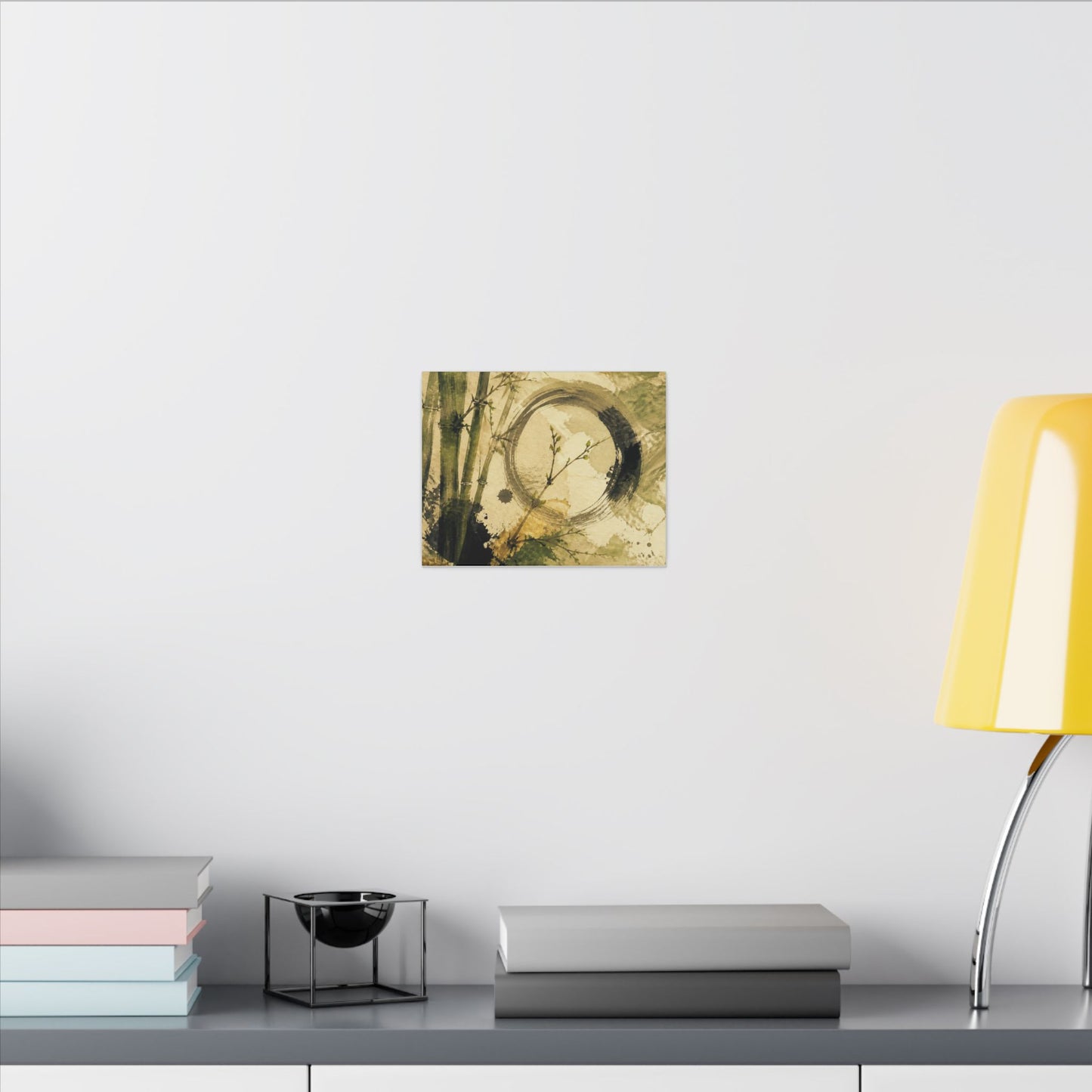 Ink Brushstroke Sumi E Canvas Art | Calm Zen Art