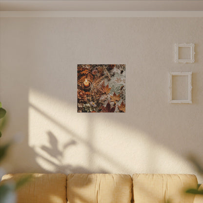 Candlelight Dried Flowers Canvas Art - Japandi Seijaku