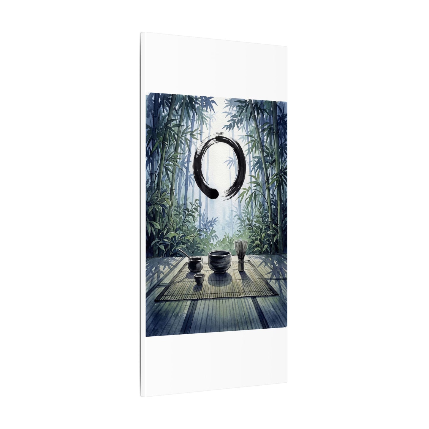 Seijaku Tea Ceremony Canvas Art - Zen Enso