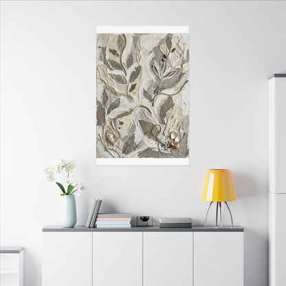 Japandi Textured Canvas Art