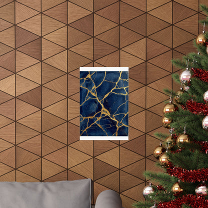 Kintsugi Crackle Wall Art Print