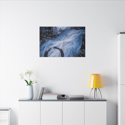 Moonlight Silk Drape Canvas Art - Zen Datsuzoku