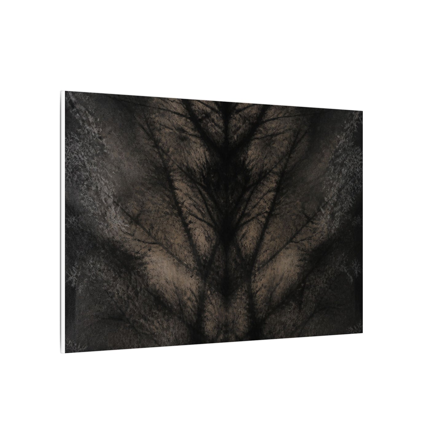 Seijaku Shadow Play Canvas Art - Dark Japandi Charcoal Ink