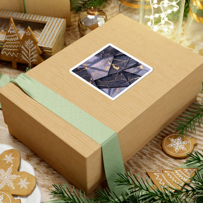 Seijaku Paper Fold Sticker - Kintsugi Gold Vein Art Print