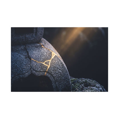 Ma Moonlit Garden Canvas Art - Kintsugi Broken Beauty