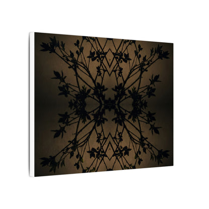 Golden Hour Shadow Play Canvas Art - Dark Japandi Seijaku