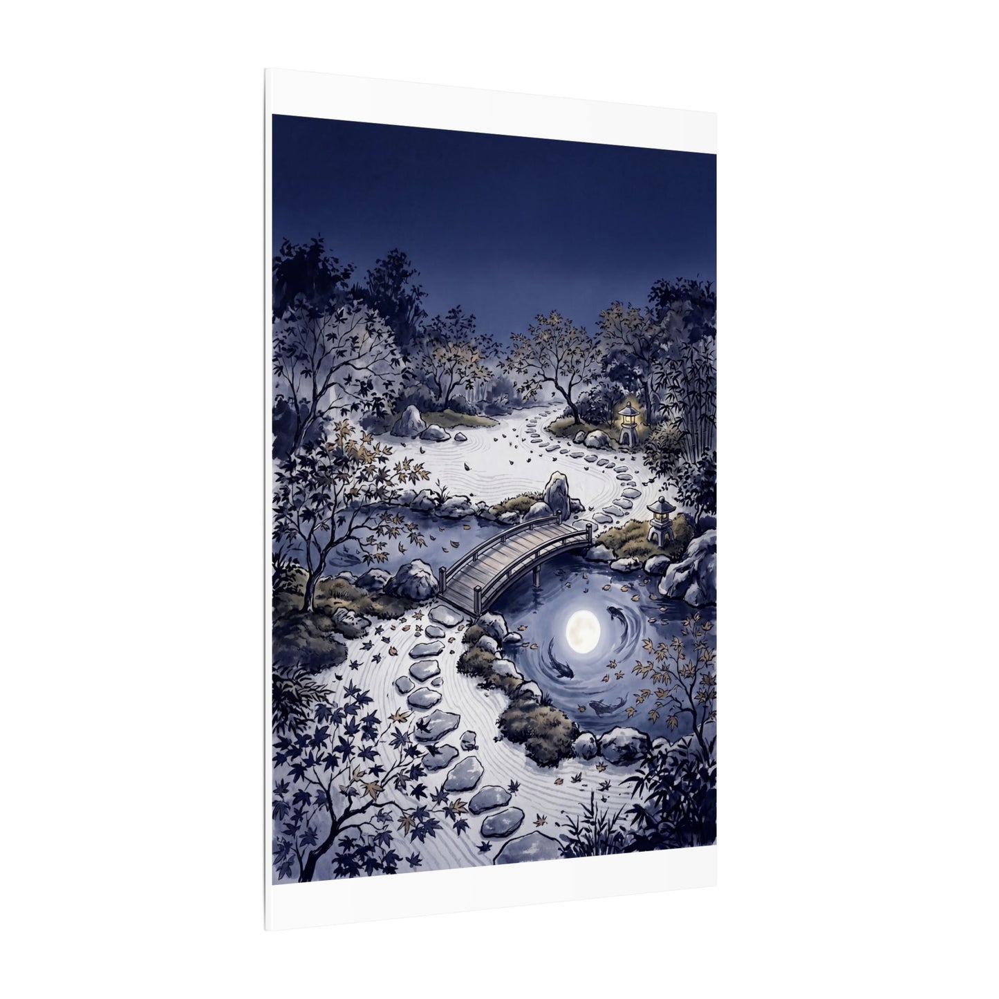 Torii Gate Enso Canvas Art | Contemplative Zen Art