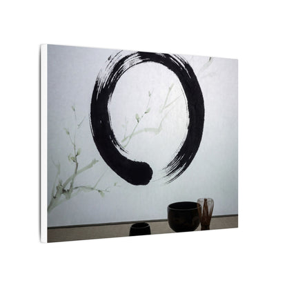 Tea Ceremony Enso Canvas Art | Peaceful Zen Art
