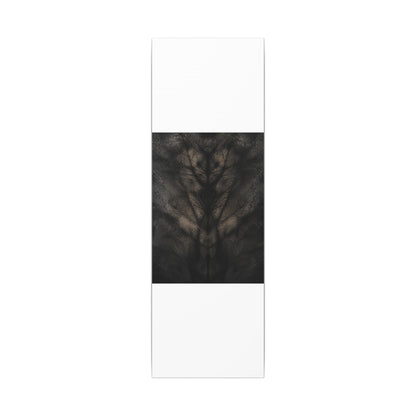 Seijaku Shadow Play Canvas Art - Dark Japandi Charcoal Ink