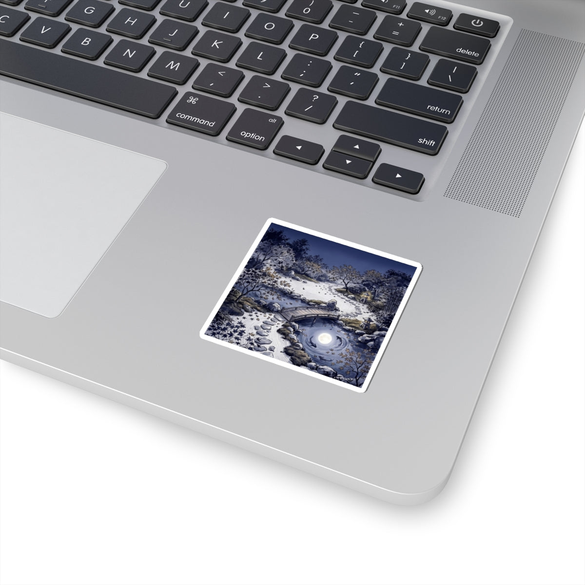 Torii Gate Sticker | Winter Zen Enso Art