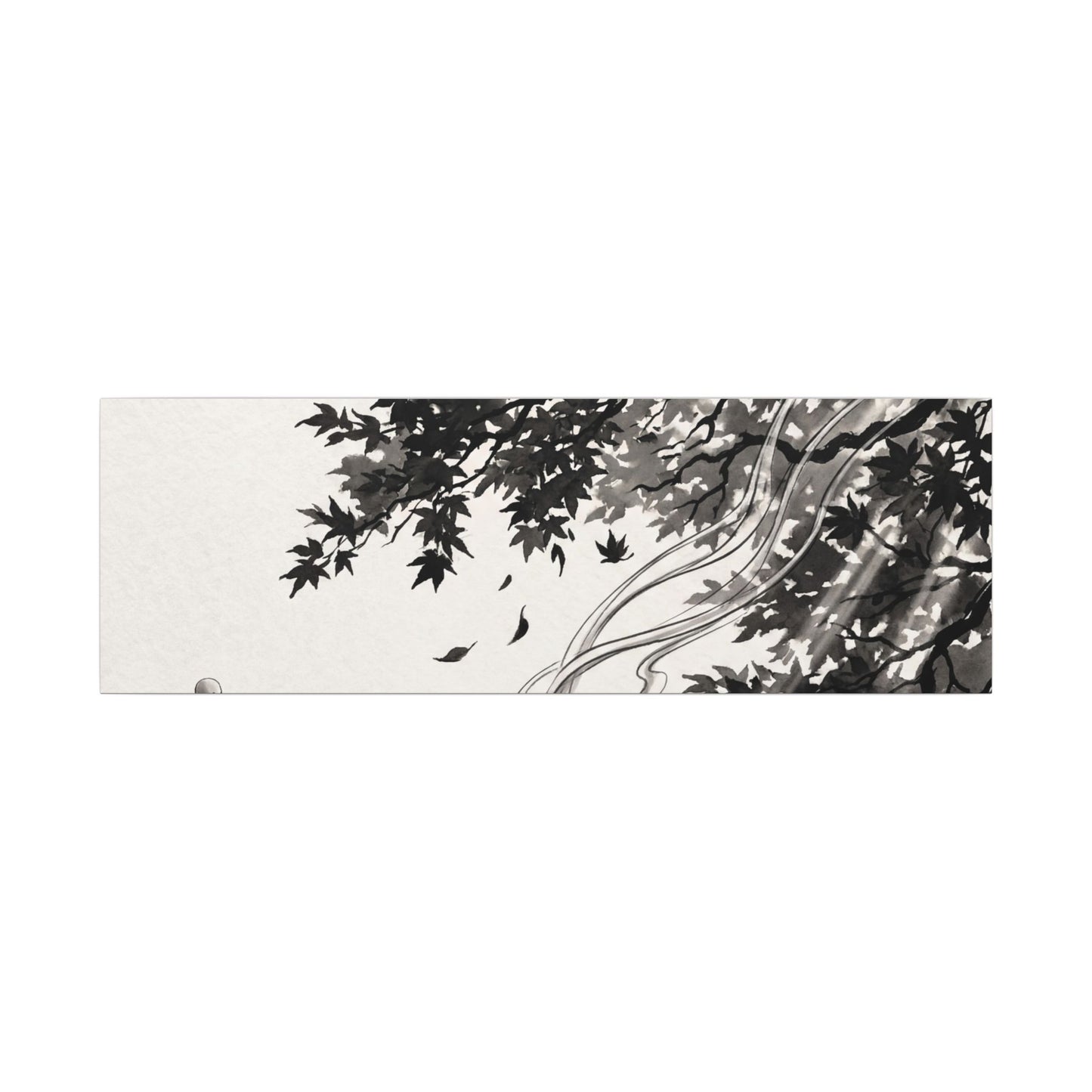 Serene Incense Smoke Canvas Art - Ukiyo E Inspired Zen