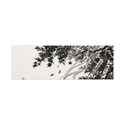 Serene Incense Smoke Canvas Art - Ukiyo E Inspired Zen
