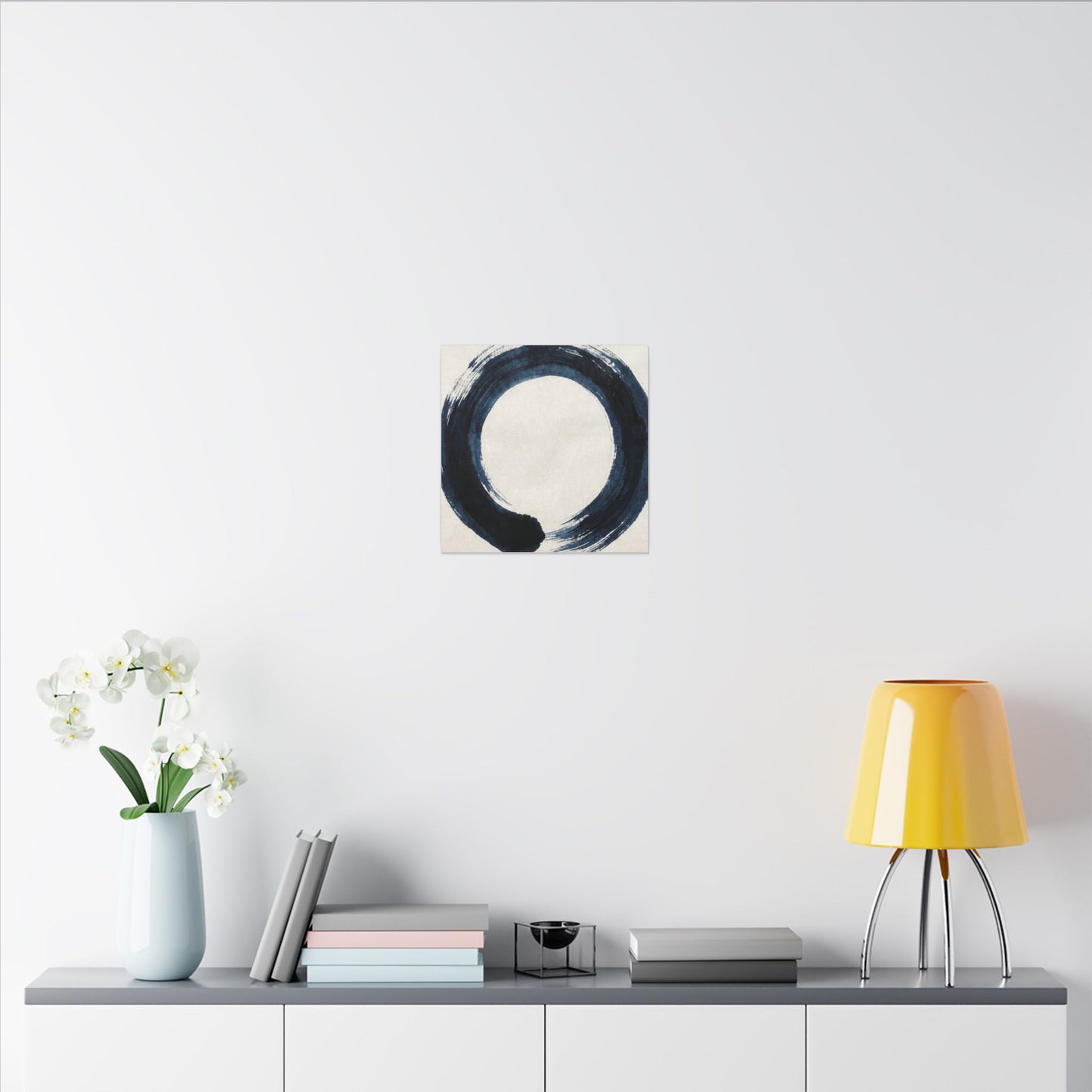 Balanced Meditation Zen Enso Canvas Art