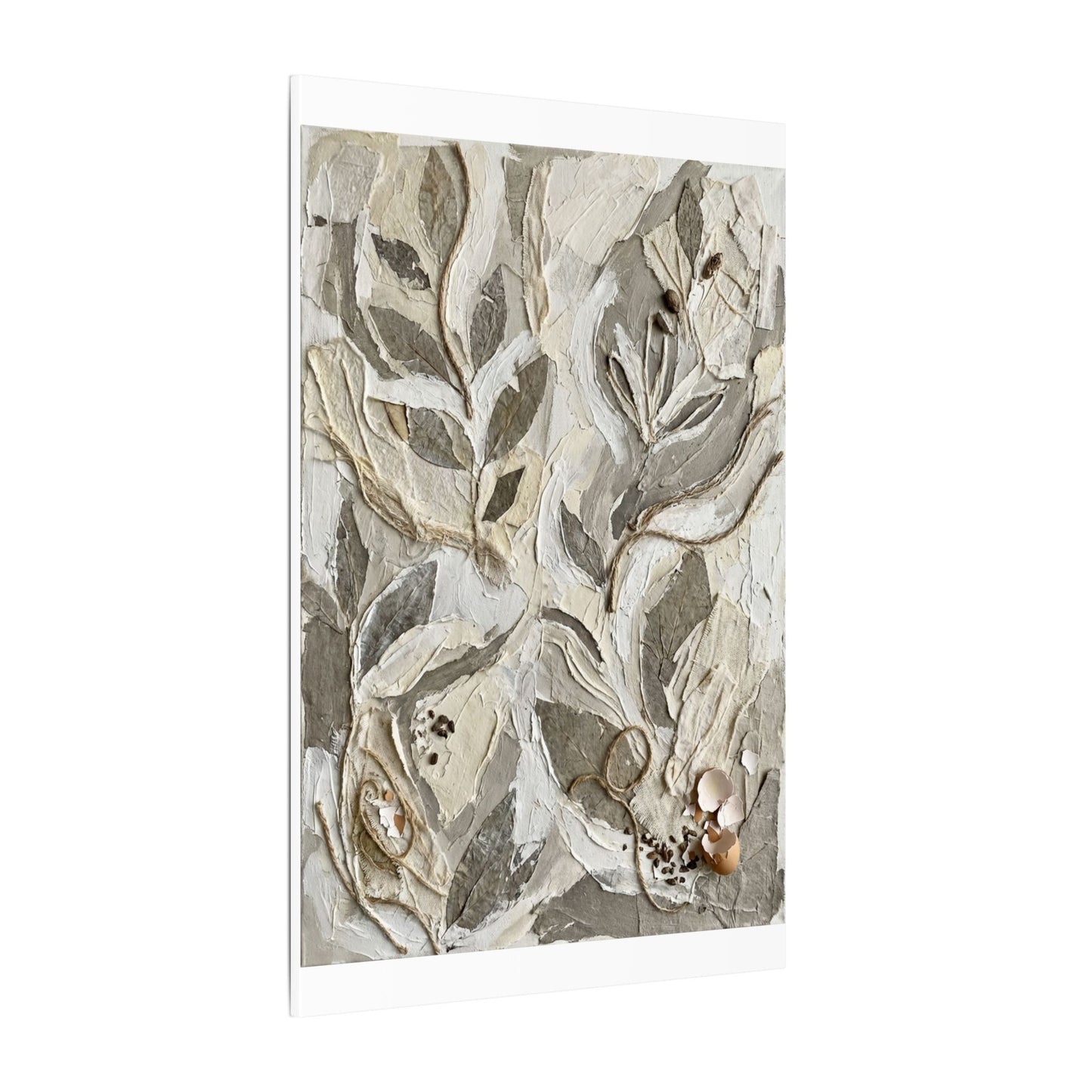 Japandi Textured Canvas Art
