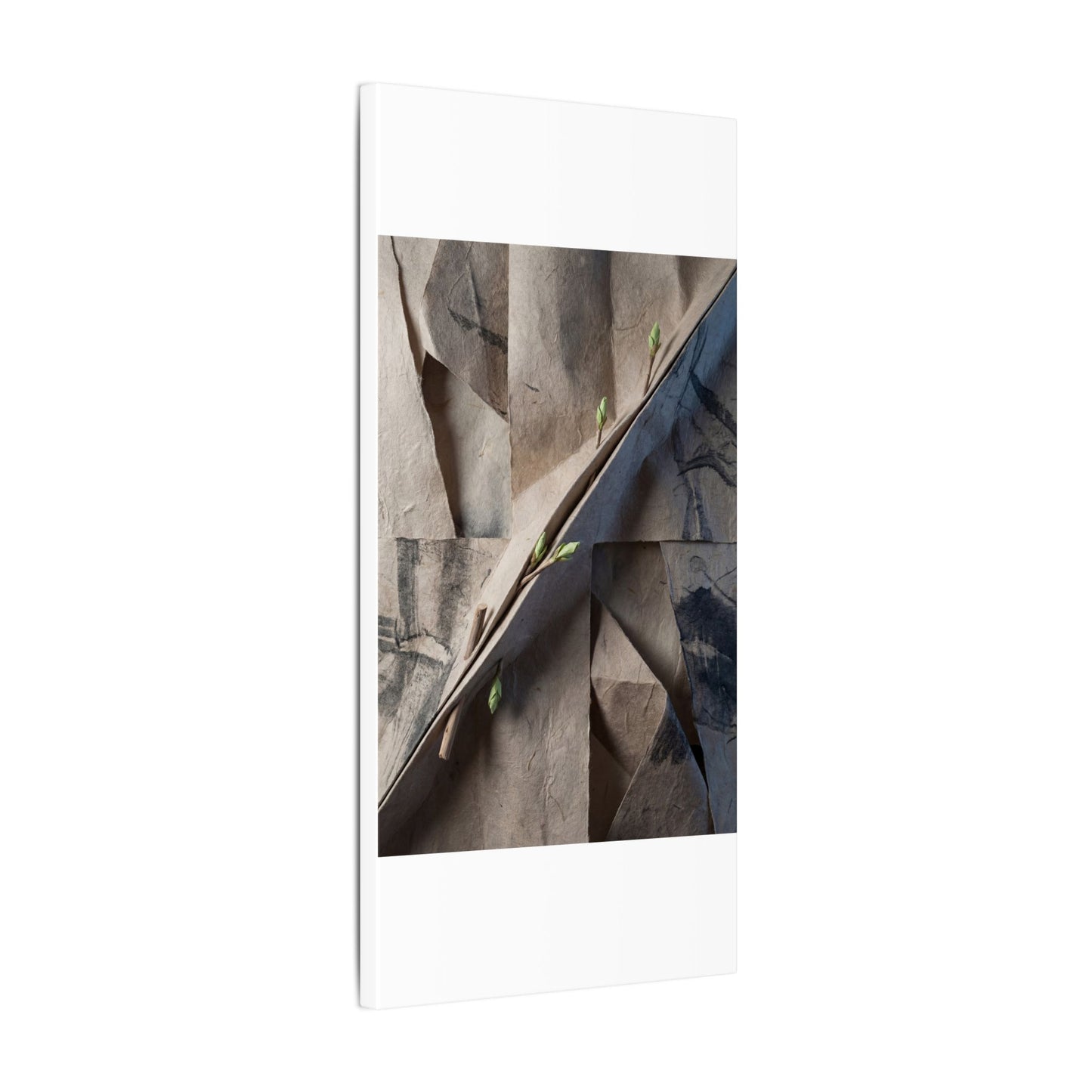 Paper Fold Canvas Art | Spring Japandi Japanese Pattern Art