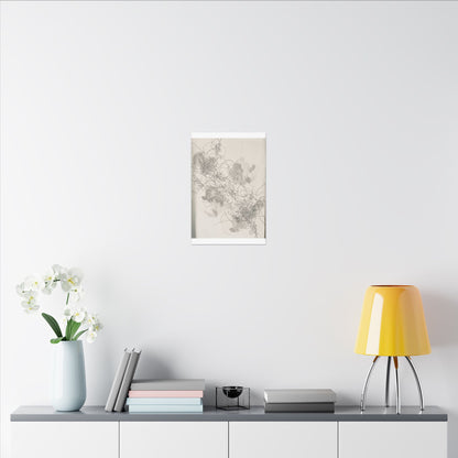 Summer Shadow Play Minimal Line Canvas Art | Earthy Decor