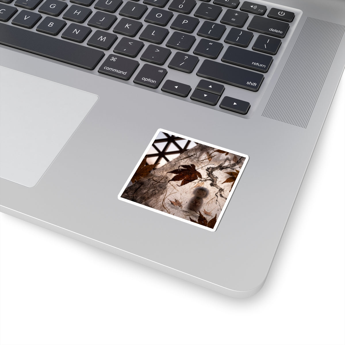 Datsuzoku Shoji Screen Sticker - Dark Japandi Dark Texture