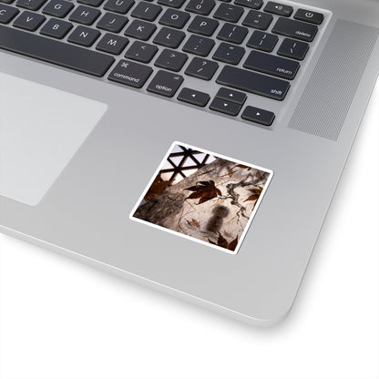 Datsuzoku Shoji Screen Sticker - Dark Japandi Dark Texture