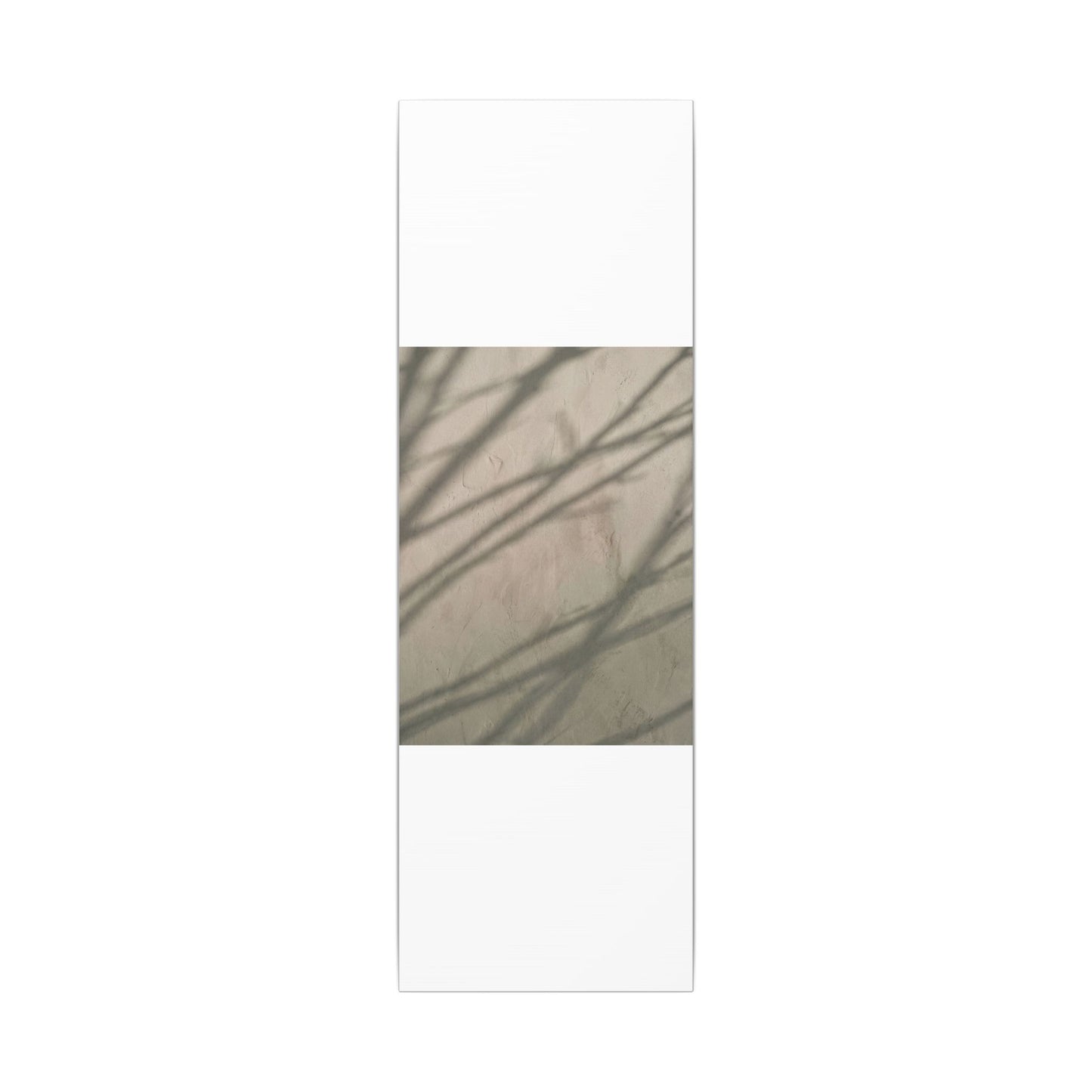 Shadow Play Japanese Pattern Canvas Art | Warm Japandi Art