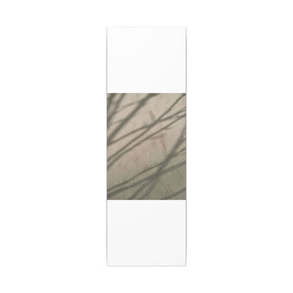 Shadow Play Japanese Pattern Canvas Art | Warm Japandi Art