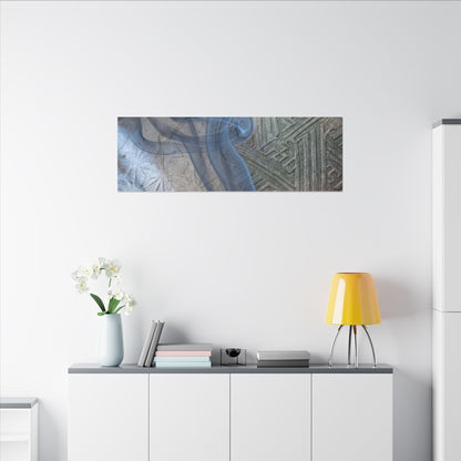 Spring Incense Smoke Japanese Pattern Canvas Art | Neutral Decor