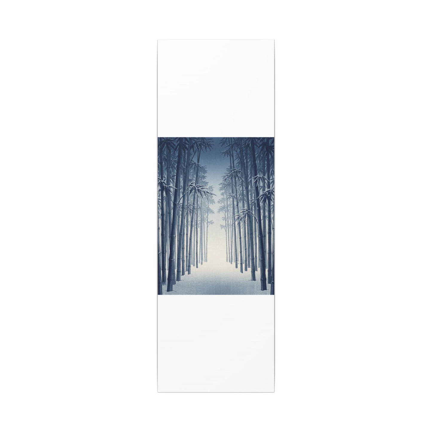 Bamboo Grove Canvas Art | Winter Zen Ukiyo E Inspired Art