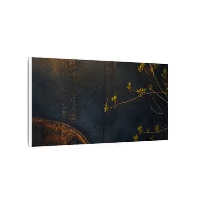 Spring Rust Patina Dark Texture Canvas Art | Moody Decor