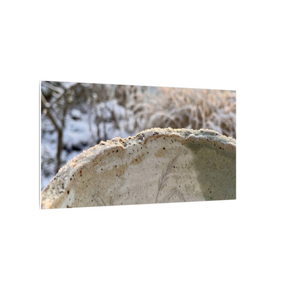Ceramic Bowl Canvas Art | Winter Japandi Minimal Line Art