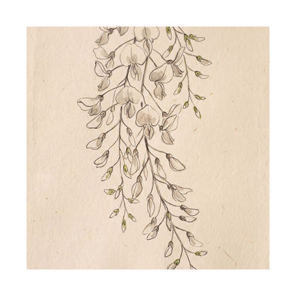 Golden Hour Wisteria Wall Art Print - Japandi Seijaku