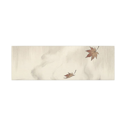 Lotus Flower Canvas Art | Autumn Zen Ukiyo E Inspired Art