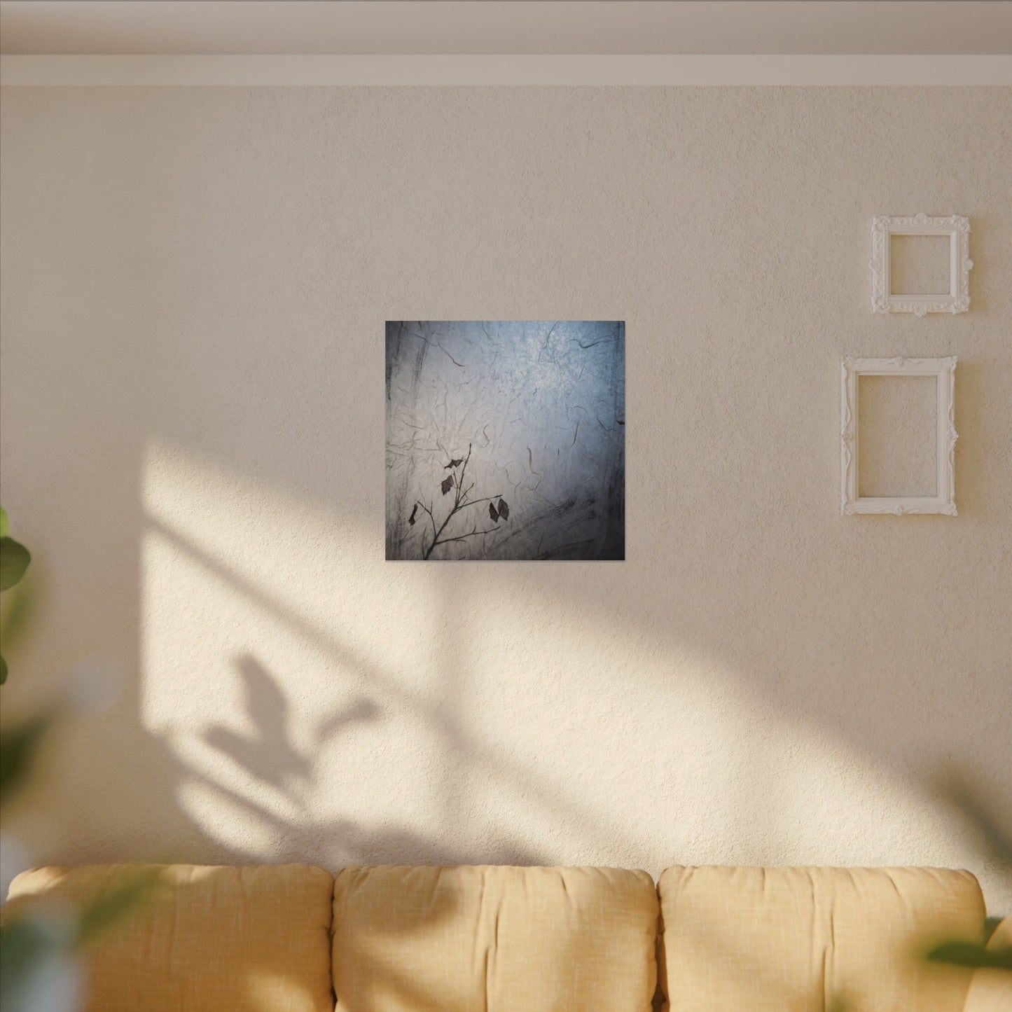 Moonlight Shoji Screen Canvas Art - Japandi Shibui