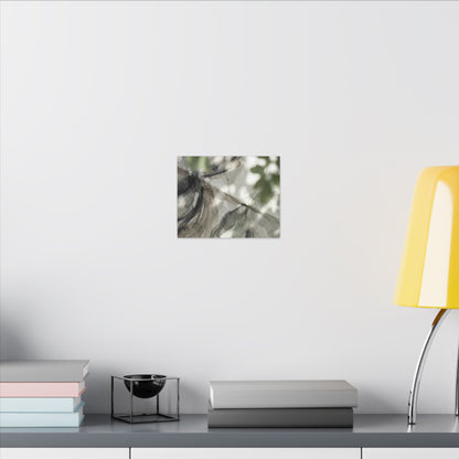 Spring Paper Fold Watercolor Canvas Art | Warm Decor