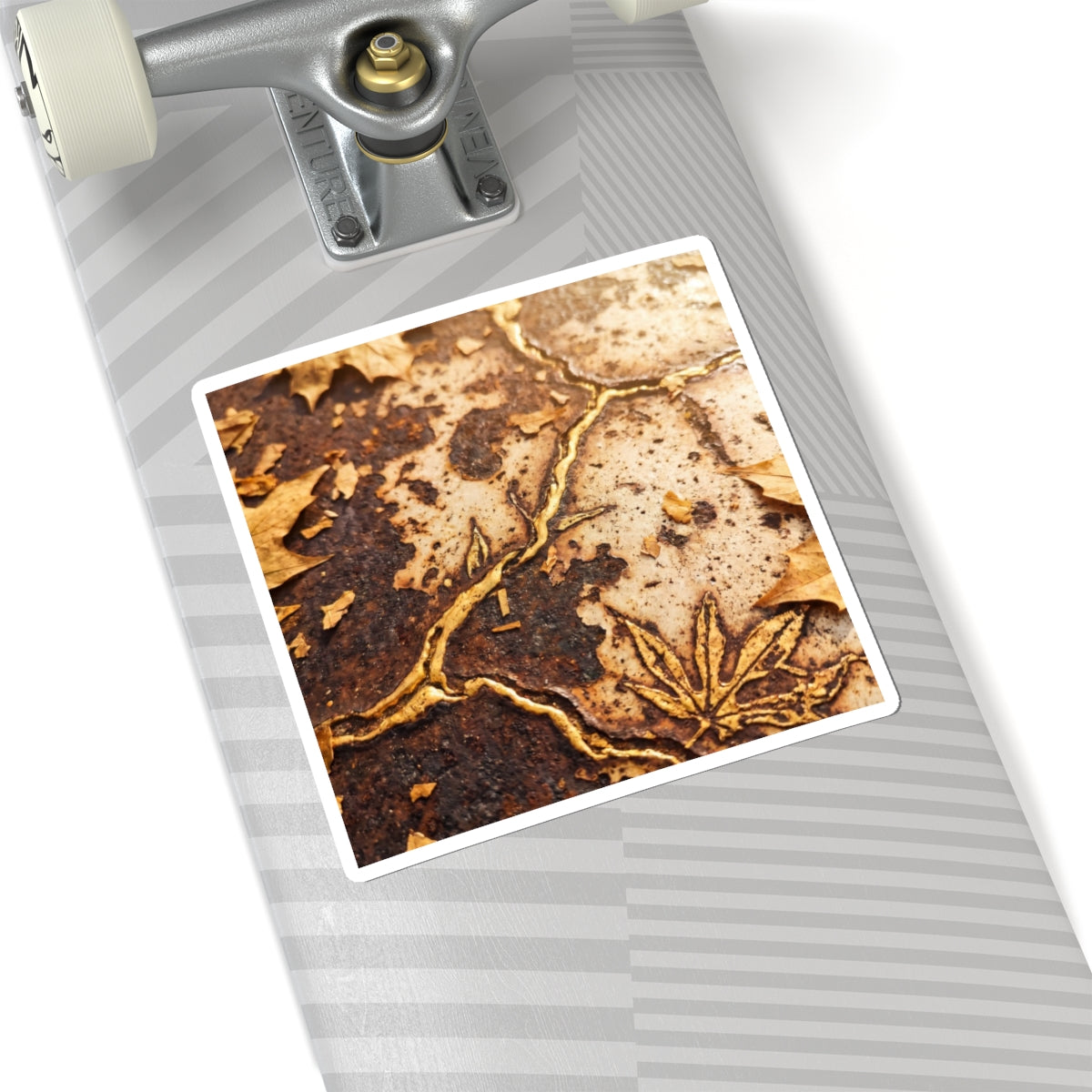 Seijaku Rust Patina Sticker - Kintsugi Gold Vein