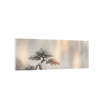 Pine Tree Canvas Art | Winter Japandi Japanese Pattern Art