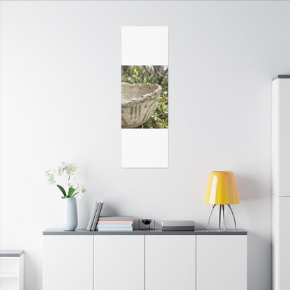 Elegant Ceramic Bowl Canvas Art - Japanese Pattern Japandi