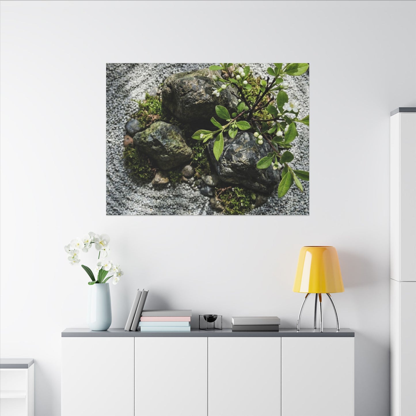 Zen Ceramic Bowl in Dappled | Karesansui Canvas Art