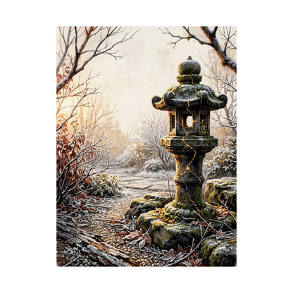 Healing Stone Lantern Wall Art Print - Broken Beauty Kintsugi