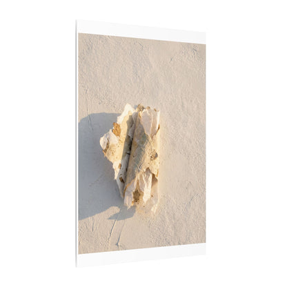 Paper Fold Canvas Art | Winter Japandi Texture Art