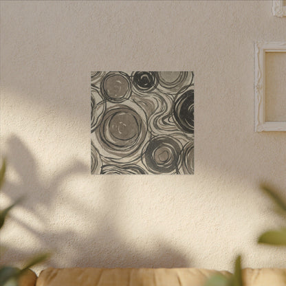 Wabi-sabi Pattern Japandi Japanese Pattern Canvas Art