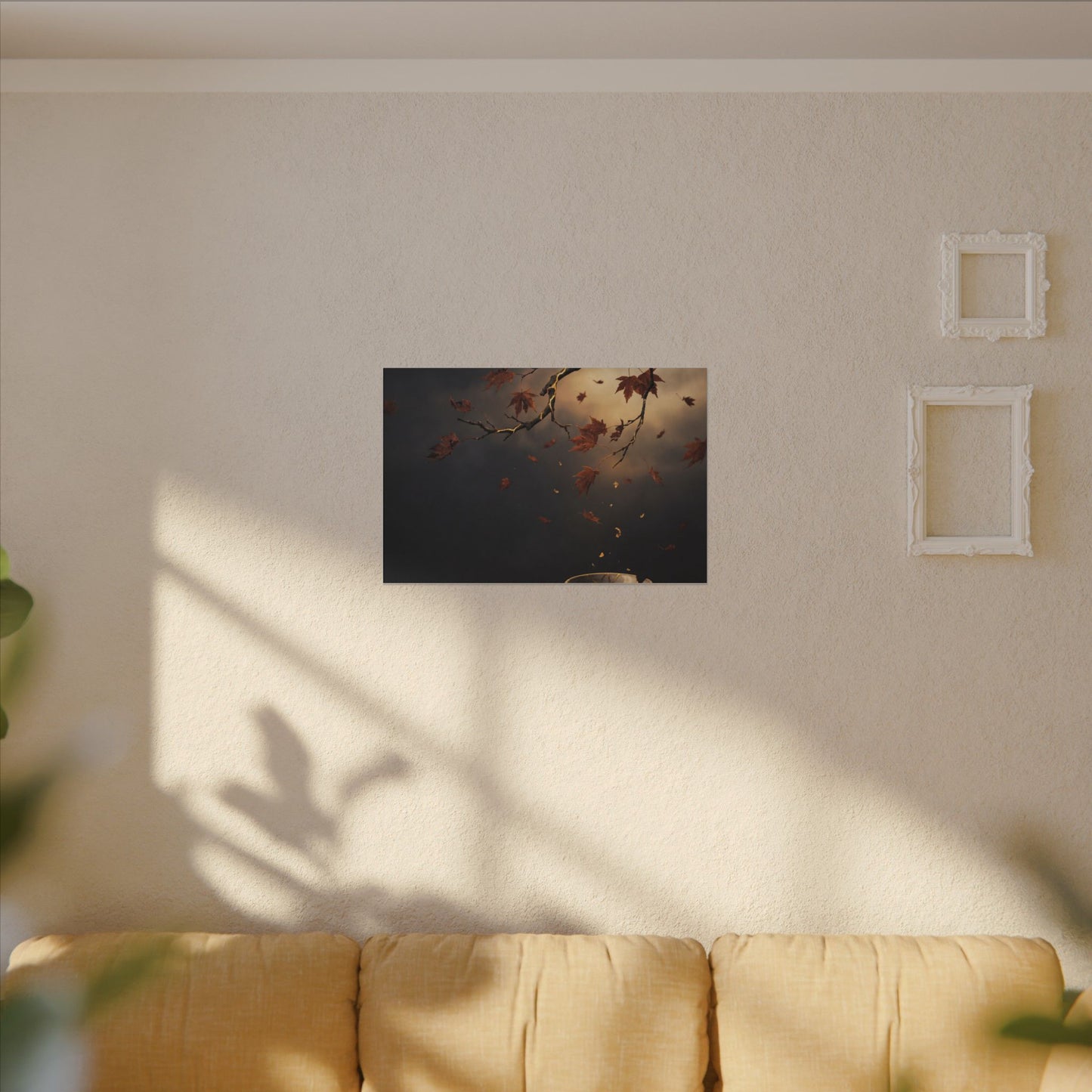 Moonlit Garden Gold Repair Canvas Art | Beautiful Kintsugi Art