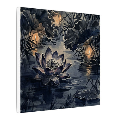 Fukinsei Lotus Flower Canvas Art - Zen Sumi E