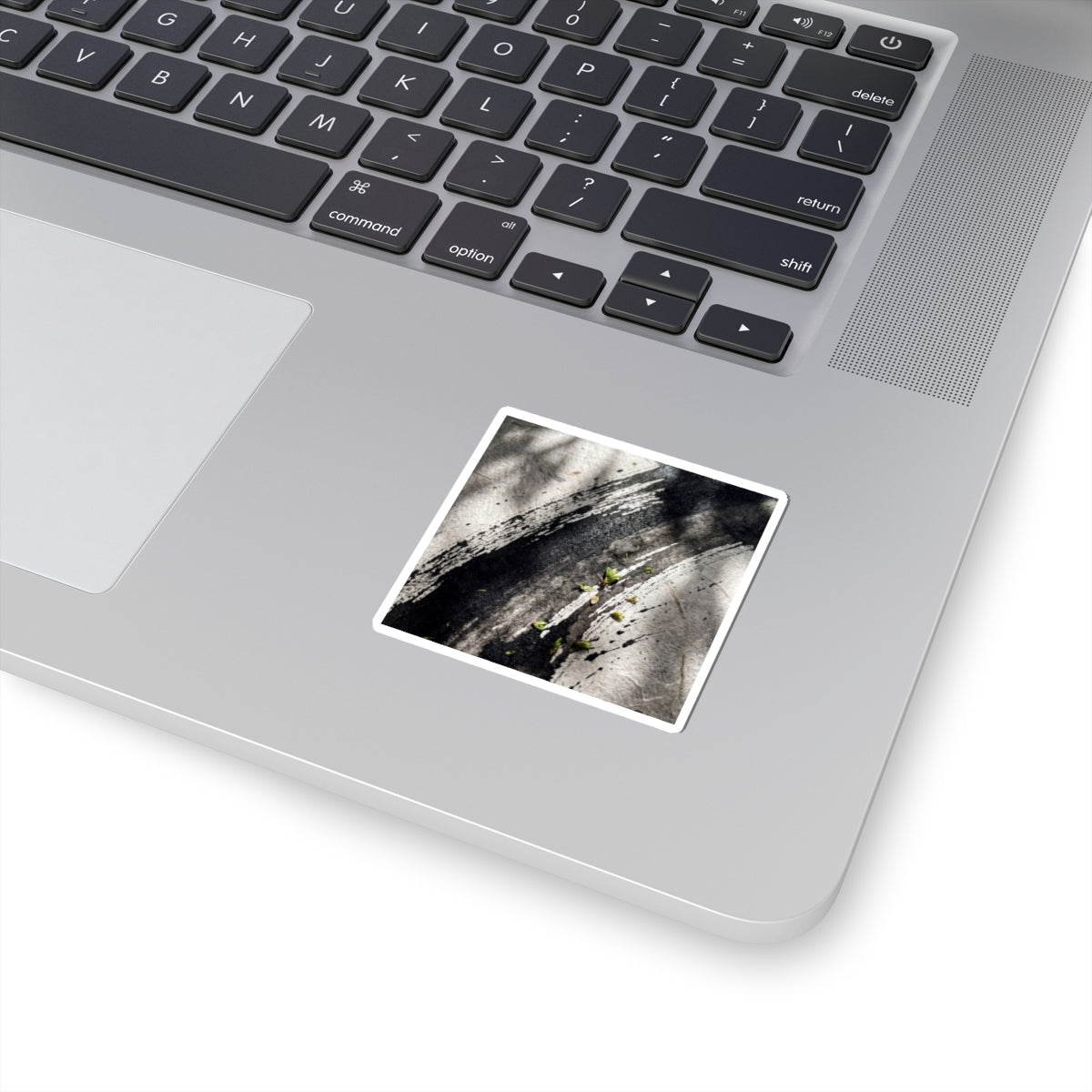 Wooden Bridge Sticker | Spring Dark Japandi Moody Minimal Art