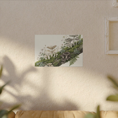 Dried Flowers Spring Canvas Art | Japandi Neutral Design