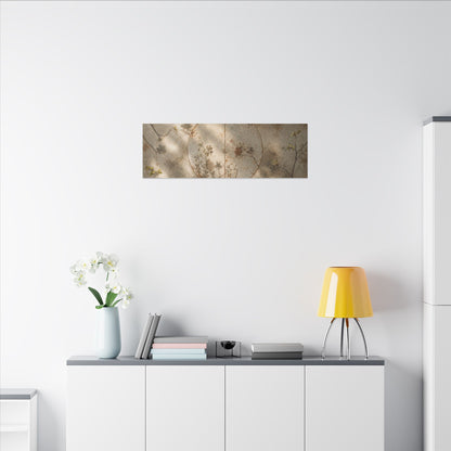 Japandi Rust Patina in Dappled | Japanese Pattern Canvas Art