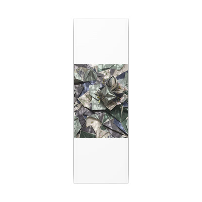 Shibui Paper Fold Canvas Art - Japandi Japanese Pattern