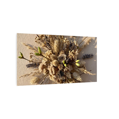 Dried Flowers Spring Canvas Art | Japandi Earthy Design