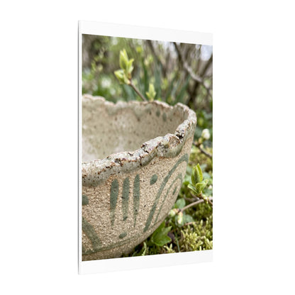 Elegant Ceramic Bowl Canvas Art - Japanese Pattern Japandi