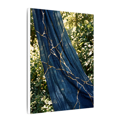Resilient Silk Drape Canvas Art - Gold Repair Kintsugi