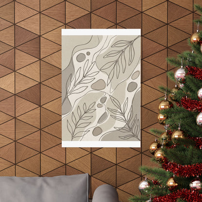 Japandi Minimal Line Wall Art Print